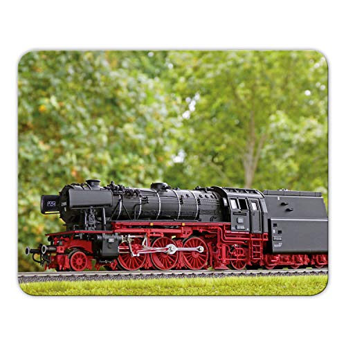 Addies Mousepad 'Modelleisenbahn' schönes Mauspad Motiv in feiner Cellophan Geschenk-Verpackung mit Kautschuk Untermaterial, 24x19cm - MP10 von Geist und Geschenk