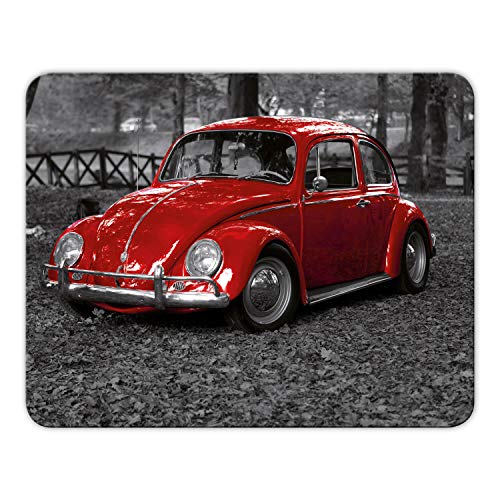Addies Mousepad 'Oldtimer' schönes Mauspad Motiv in feiner Cellophan Geschenk-Verpackung mit Kautschuk Untermaterial, 24x19cm - MP08 Addies Mousepad 'Oldtimer' schönes Mauspad Motiv in feiner Cellophan Geschenk-Verpackung mit Kautschuk Untermaterial, 24x19cm - MP08 von Geist und Geschenk