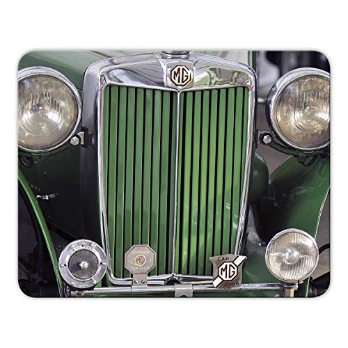 Addies Mousepad 'Oldtimer' schönes Mauspad Motiv in feiner Cellophan Geschenk-Verpackung mit Kautschuk Untermaterial, 24x19cm - MP14 von Geist und Geschenk