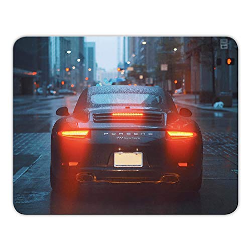 Addies Mousepad 'Porsche' schönes Mauspad Motiv in feiner Cellophan Geschenk-Verpackung mit Kautschuk Untermaterial, 24x19cm - MP03 von Geist und Geschenk