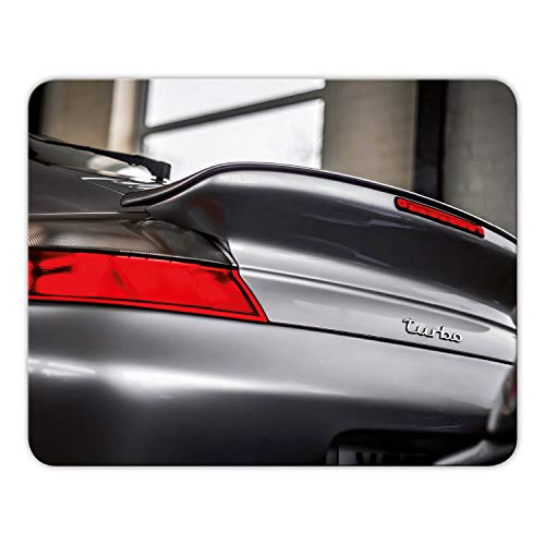 Addies Mousepad 'Porsche' schönes Mauspad Motiv in feiner Cellophan Geschenk-Verpackung mit Kautschuk Untermaterial, 24x19cm - MP08 von Geist und Geschenk