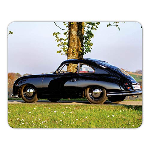 Addies Mousepad 'Porsche' schönes Mauspad Motiv in feiner Cellophan Geschenk-Verpackung mit Kautschuk Untermaterial, 24x19cm - MP13 von Geist und Geschenk