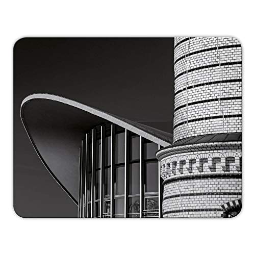 Addies Mousepad 'Warnemünde' schönes Mauspad Motiv in feiner Cellophan Geschenk-Verpackung mit Kautschuk Untermaterial, 24x19cm - MP03 von Geist und Geschenk