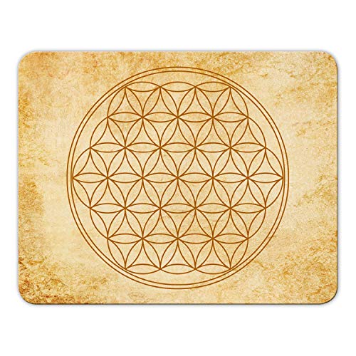 Energie-Mousepad „Blume des Lebens Mauspad Motiv mit Kautschuk Untermaterial - MP41 Energie-Mousepad „Blume des Lebens Mauspad Motiv mit Kautschuk Untermaterial - MP41 von Geist und Geschenk