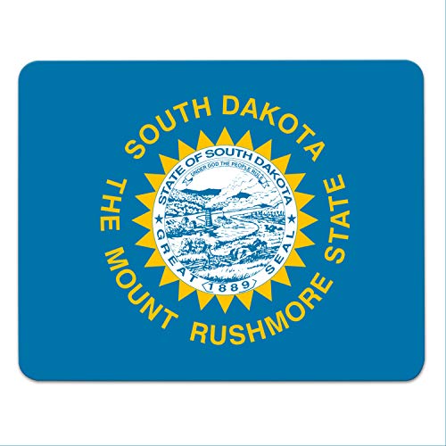 Mousepad 'South Dakota' - Pierre - US Bundestaat - Fahne - Flagge - USA - Amerika - 24x19cm von Geist und Geschenk