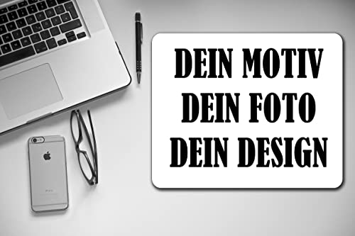 Mousepad mit eigenem Design + Foto + Text - selbst gestalten - personalisiertes Mousepad (240 x 190mm) von Geist und Geschenk