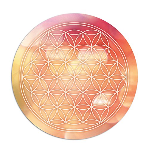 rundes Energie-Mousepad „Blume des Lebens Mauspad Bedruckt - Ø019cm - MP21 rundes Energie-Mousepad „Blume des Lebens Mauspad Bedruckt - Ø019cm - MP21 von Geist und Geschenk
