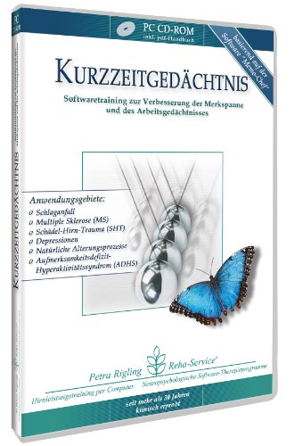 Kurzzeitgedächtnis - Multiple Sklerose (MS) - unterstützendes Softwaretraining zur Verbesserung der Merkspanne und des Arbeitsgedächtnisses von Petra Rigling von Gekko Software