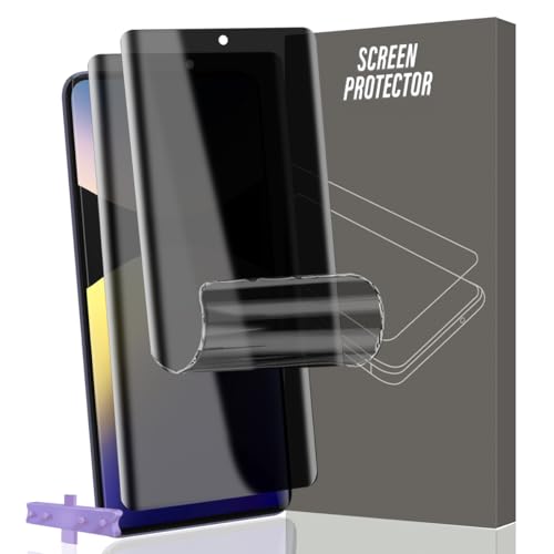 Gelaasso 2 Stück Schutzfolie für Xiaomi Redmi Note 14 Pro 5G Sichtschutz [Nicht-Glas], Vollständige Abdeckung Flexibilität TPU Folie, Anti-Kratzen, Anti-Spy Folie für Xiaomi Redmi Note 14 Pro 5G von Gelaasso
