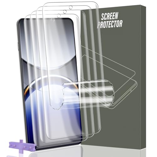 Gelaasso 4 Stück Schutzfolie für Oppo Find X8 Pro [Nicht-Glas], Vollständige Abdeckung Flexibilität TPU Folie, HD Klar Displayfolie für Oppo Find X8 Pro von Gelaasso