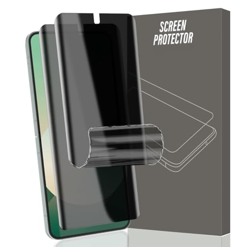 Gelaasso Schutzfolie für Samsung Galaxy Z Flip 3/4/5/6 Sichtschutz [Nicht-Glas] 2 Stück, Vollständige Abdeckung Flexibilität TPU Folie, Anti-Kratzen, Anti-Spy Folie für Samsung Galaxy Z Flip 3/4/5/6 von Gelaasso