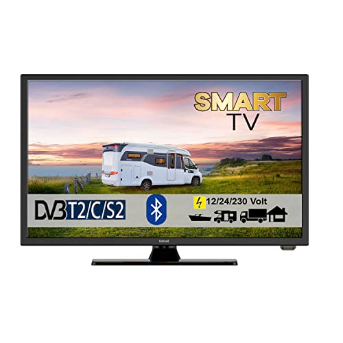 Gelhard GTV2225 LED Smart TV mit Bluetooth DVB-S2/C/T2 für 12/24V u. 230Volt WLAN Full HD von Gelhard