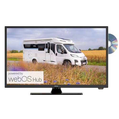 Gelhard GTV2456 LED Smart TV (webOS) mit DVD und Bluetooth DVB-S2/C/T2 für 12V u. 230Volt WLAN Full HD von Gelhard