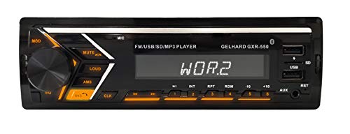 MP3-Autoradio Bluetooth Freisprechfunktion RDS 2xUSB SD 4x50W Gelhard GXR550 von Gelhard