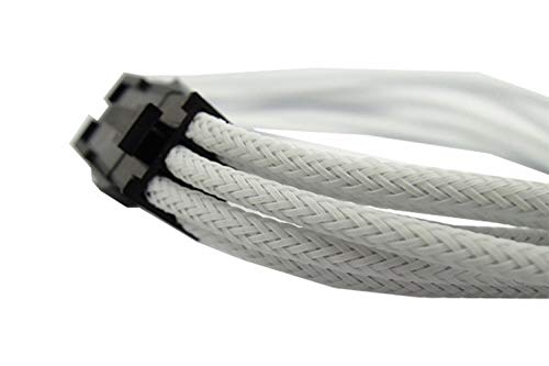 GELID Solutions Kabel 6 PIN PCI-E | Single Sleeve Weiß | AWG 18 | Größen 30cm | Farbe Weiß von Gelid Solutions