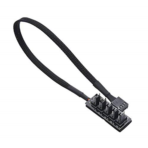 Gelid Solutions 1-to-4 PWM USB Hub-Schließen Sie 1 Motherboard-PWM-Lüfter-Header an bis zu 4 Lüfter an-Kompatibel mit Allen 3 und 4-Pin-PWM-Lüftern von Gelid Solutions