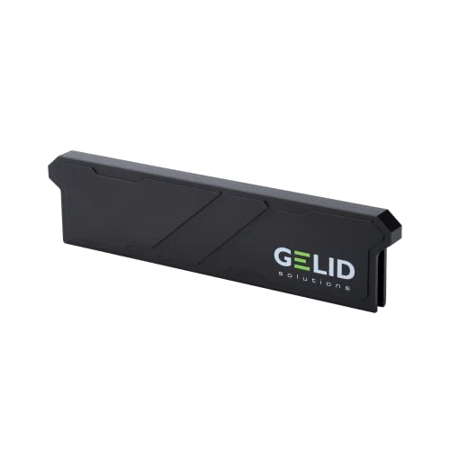 Gelid Solutions IceRock - Speicherlüfter, unterstützt DDR3/DDR4 und DDR5, aus Aluminium, leichtes Design, schwarz. von Gelid Solutions