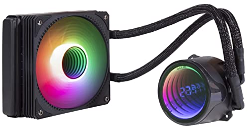 Gelid Solutions Liquid 120 - All-in-One CPU AIO Wasserkühler mit 120mm RGB Lüfter, 750-1800 U/min, AM5 und LGA 1700 kompatibel, beinhaltet GC4 Wärmeleitpaste. von Gelid Solutions