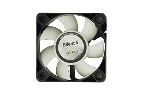 Gelid Solutions Silent 5-3-Pin Lüfter von 50mm für Standardgehäuse | Leiser Betrieb | Optimierte Lüfterblätter | Hoher Luftstrom und hoher statischer Druck. von Gelid Solutions