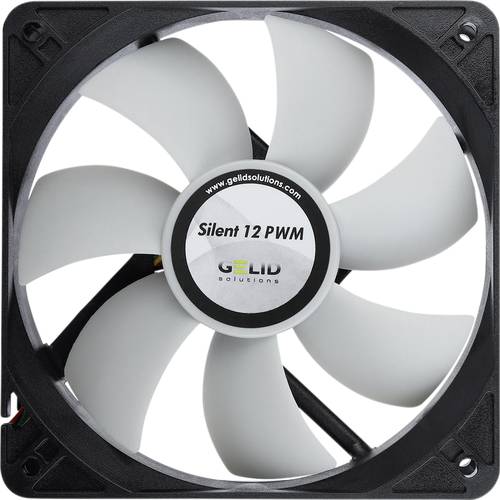 Gelid FN-PX12-15 PC-Gehäuse-Lüfter Weiß (B x H x T) 120 x 120 x 25mm von Gelid