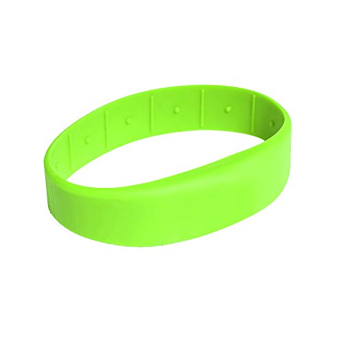 3 Stück RFID Armband SILA09 MIFARE® Classic 1K (Neongrün, 50) von Gelikom