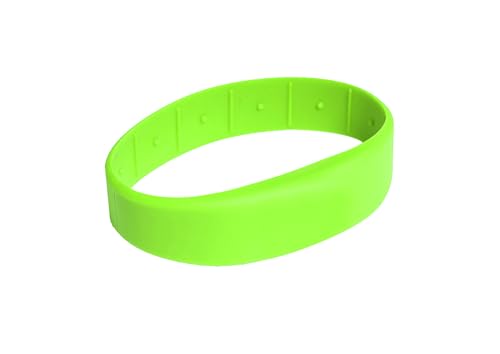 3 Stück RFID Armband SILA09 MIFARE® Classic 1K (Neongrün, 66) von Gelikom