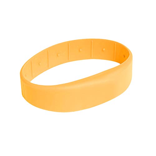 3 Stück RFID Armband SILA09 MIFARE® Classic 1K (Neonorange, 50) von Gelikom