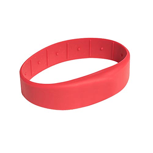 3 Stück RFID Armband SILA09 MIFARE® Classic 1K (Rot, 58) von Gelikom