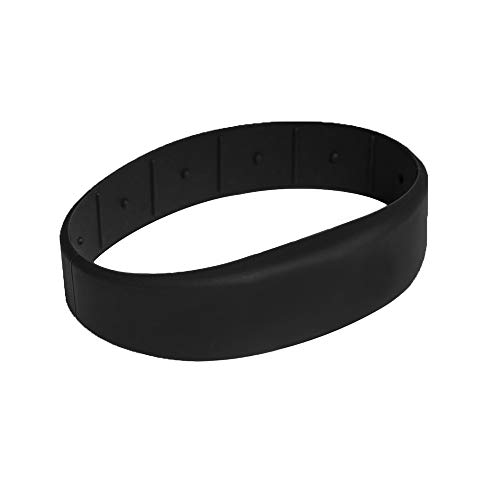50 Stück RFID Armband SILA09 MIFARE® Classic 1K (schwarz) von Gelikom
