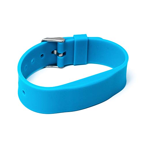 Gelikom RFID Armband SILA09a NXP MIFARE® Classic 1K 4byte-UID (neonblau, 10 Stück) von Gelikom
