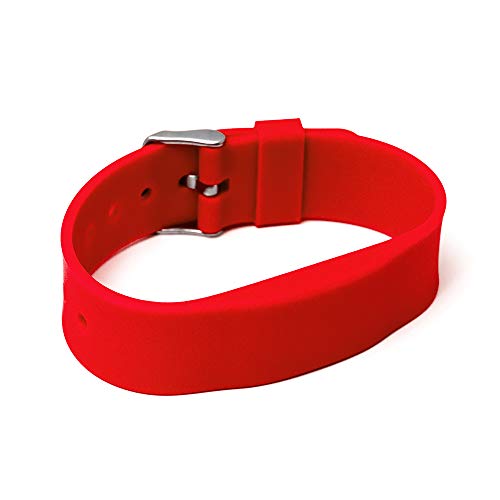Gelikom RFID Armband SILA09a NXP MIFARE® Classic 1K 4byte-UID (rot, 10 Stück) von Gelikom