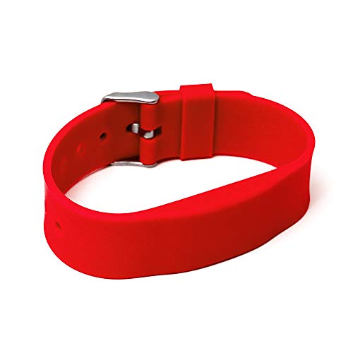 Gelikom RFID Armband SILA09a NXP MIFARE® Classic 1K 4byte-UID (rot, 100 Stück) von Gelikom
