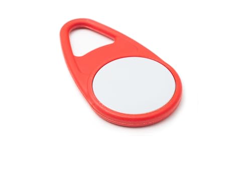 Gelikom RFID KeyFob 04 NXP MIFARE DESFire EV2 4K 70pF (13,56MHz) (Rot, 10 Stück) von Gelikom