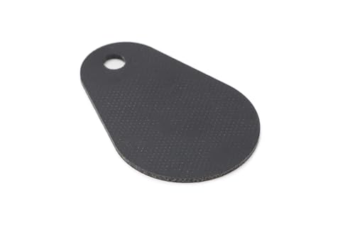 Gelikom RFID KeyFob Schlüsselanhänger Heavy Duty MIFARE DESFire EV3 8K 17pF (13,56MHz) (Schwarz, 10) von Gelikom