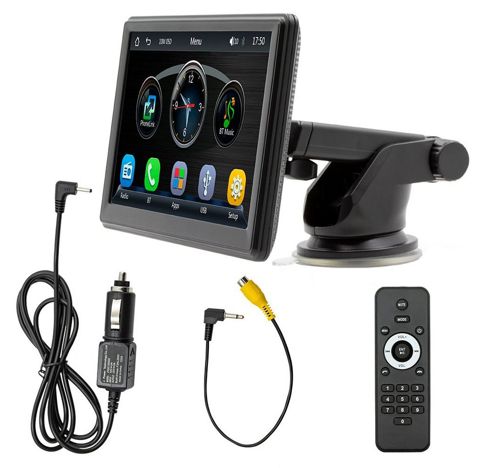 GelldG Autoradio, 7-Zoll-Bildschirm Touch Display, Bluetooth mit Navi Radio Autoradio von GelldG