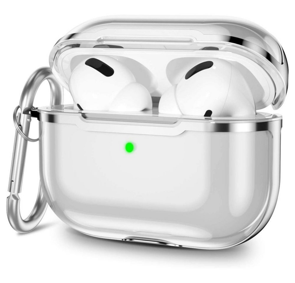 GelldG Kopfhörer-Schutzhülle Case mit Karabiner kompatibel mit AirPods Pro von GelldG