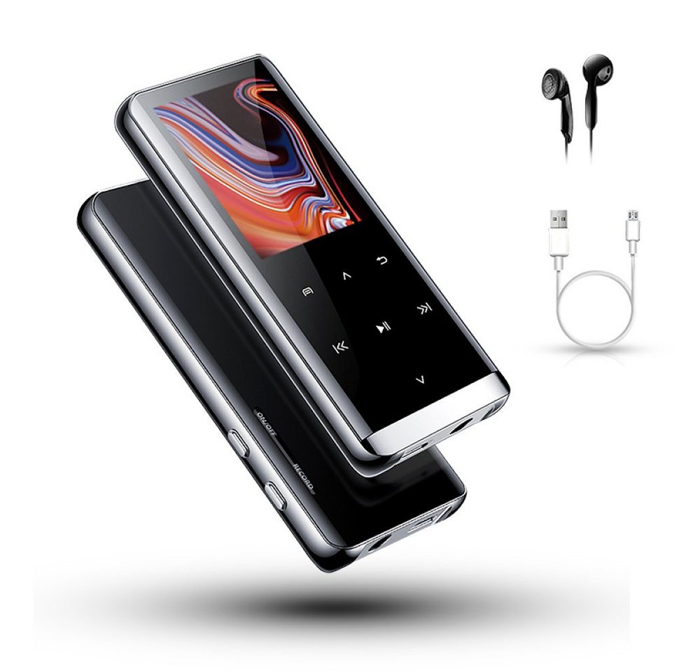 GelldG MP3-Player mit Bluetooth, 1,5″ Touchscreen tragbarer CD-Player (Bluetooth) von GelldG