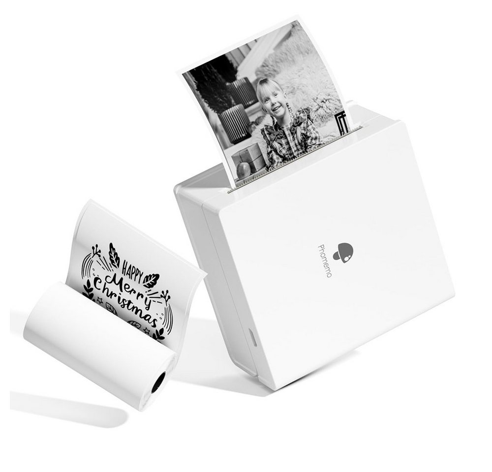 GelldG Thermodrucker, Taschendrucker, Bluetooth Sticker Drucker für Aufkleber Multifunktionsdrucker von GelldG