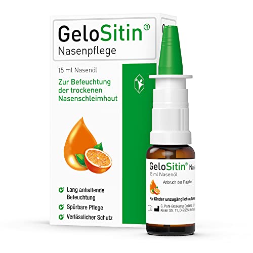 GeloSitin Nasenpflege: Nasenöl gegen trockene Nasenschleimhaut (als Spray) von GeloSitin