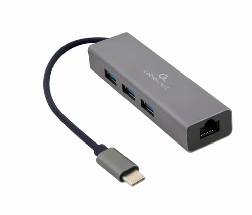 GEMBIRD A-CMU3-LAN-01 ADAPTADOR USB-C - LAN RJ-45 1GB + HUB 3X USB 3.1 GEMBIRD A-CMU3-LAN-01 ADAPTADOR USB-C - LAN RJ-45 1GB + HUB 3X USB 3.1 von Gembird