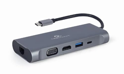 GEMBIRD USB Typ-C 7-in-1 Kombi Adapter spacegrau GEMBIRD USB Typ-C 7-in-1 Kombi Adapter spacegrau von Gembird