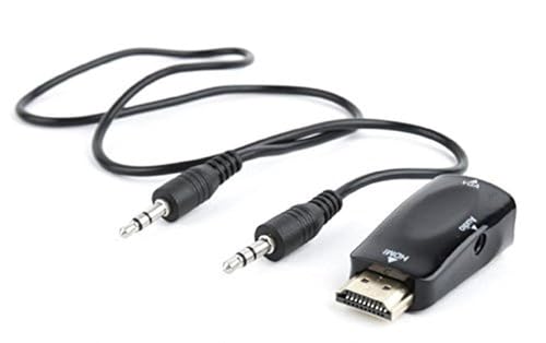 Gembird A-HDMI-VGA-02 HDMI auf VGA Adapter Schwarz von Gembird