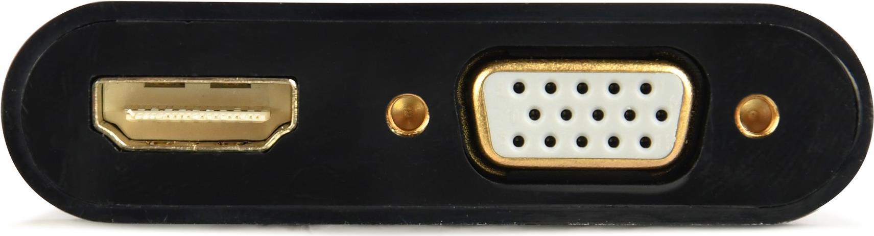 Gembird A-HDMIM-HDMIFVGAF-01 Schnittstellenkarte/Adapter HDMI - VGA (A-HDMIM-HDMIFVGAF-01) von Gembird