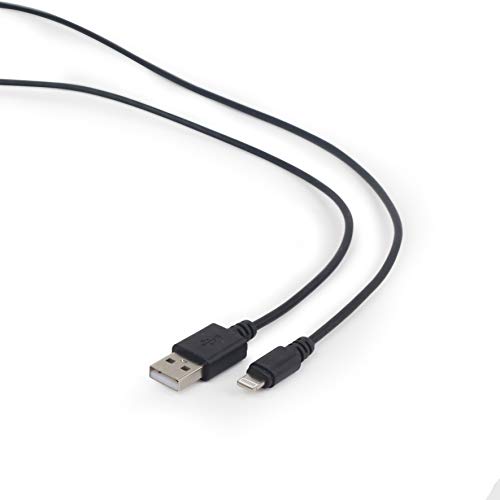 Gembird CC-USB2-AMLM-2M 2m Mini-USB A Lightning Schwarz Handykabel von Gembird