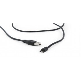 Gembird CC-USB2-AMmDM-6 Beidseitiger Micro-USB auf USB 2.0 AM Kabel, 1,8 m Schwarz von Gembird