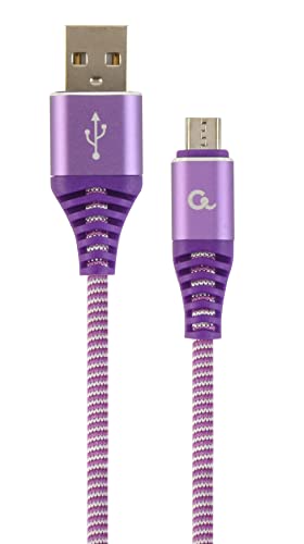 Gembird CC-USB2B-AMMBM-1M-PW USB 2.0 Kabel USB A violett von Gembird