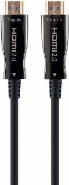 Gembird CCBP-HDMI-AOC-20M-02 Active Optical (AOC) Highspeed-HDMI-Kabel mit Ethernet AOC Premium Series, 20m (CCBP-HDMI-AOC-20M-02) von Gembird