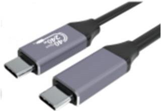 Gembird CCBP-USB4-CMCM240-1.5M Premium USB 4 Typ-C Lade- und Datenkabel, 40 Gbit/s, 240 W, 1,5 m (CCBP-USB4-CMCM240-1.5M) von Gembird