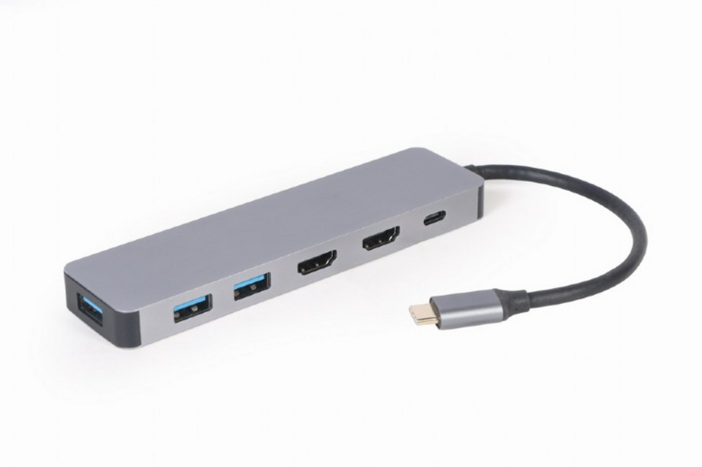 Gembird Dockingstation Gembird USB Typ-C 3-in-1 multi-port adapter (Hub + HDMI + PD) von Gembird