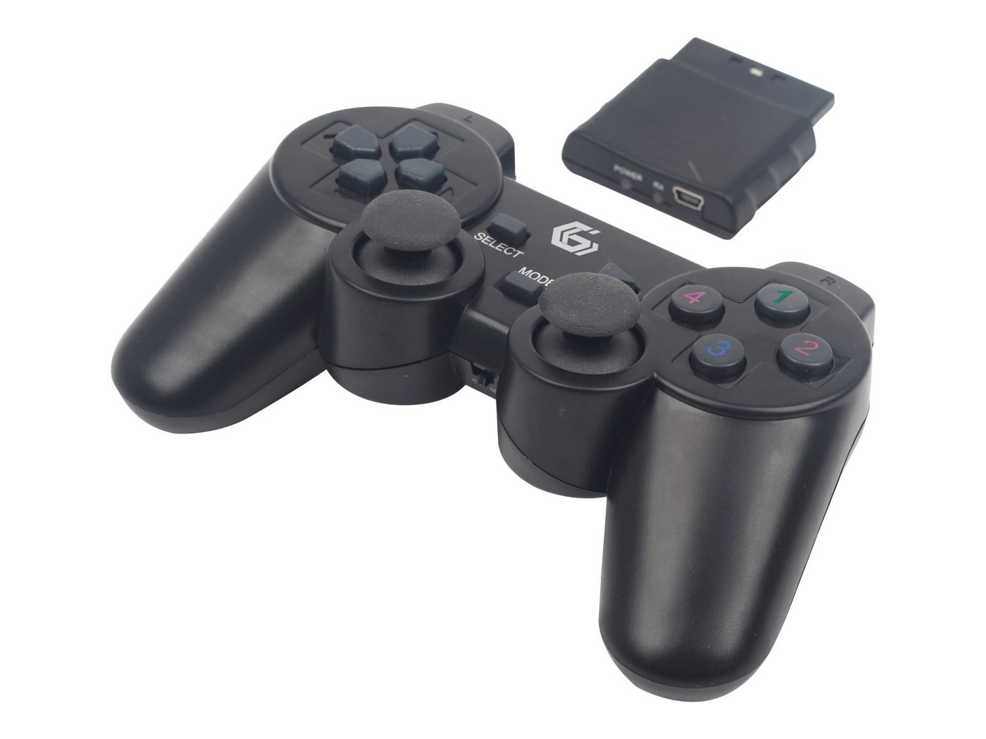 Gembird GEMBIRD Gamepad GEMBIRD USB/PC/PS2/PS3 Kabellos DualVibr. 10 Tasten Maus von Gembird